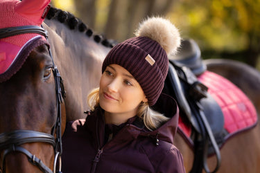 LeMieux Clara Rib Beanie Damson