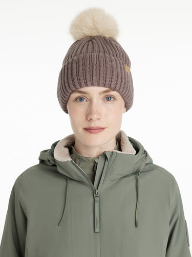 LeMieux Clara Rib Beanie Walnut