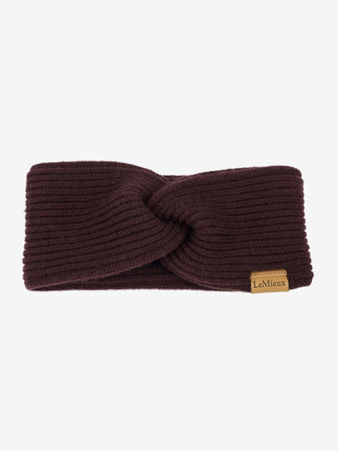 LeMieux Clara Rib Knot Headband Damson