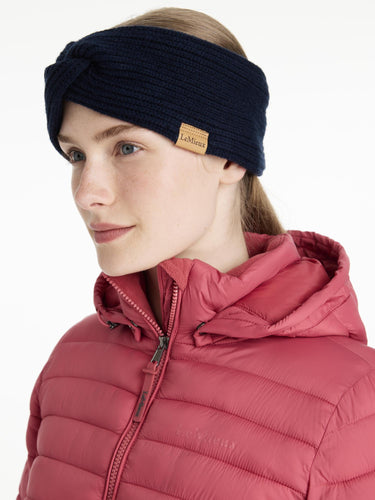 LeMieux Clara Rib Knot Headband Navy
