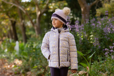 LeMieux Mini Printed Lilo Puffer Jacket Lilac