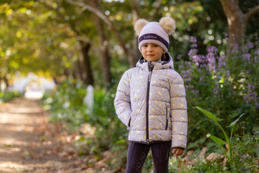 LeMieux Mini Printed Lilo Puffer Jacket Lilac
