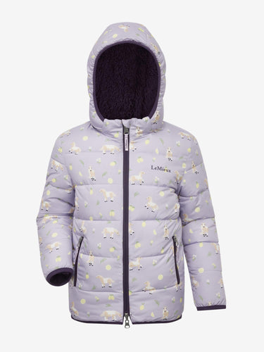 LeMieux Mini Printed Lilo Puffer Jacket Lilac