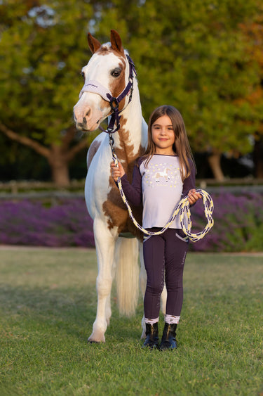 LeMieux Mini Jamie Lemon Long Sleeve Top Lilac