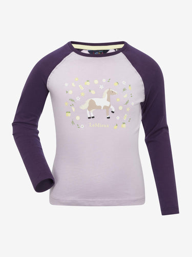 LeMieux Mini Jamie Lemon Long Sleeve Top Lilac