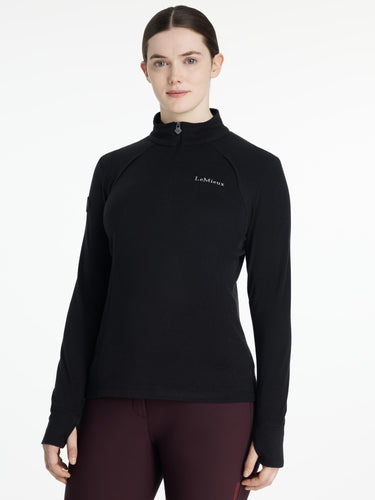 LeMieux Ladies Frances Quarter Zip Fleece Black