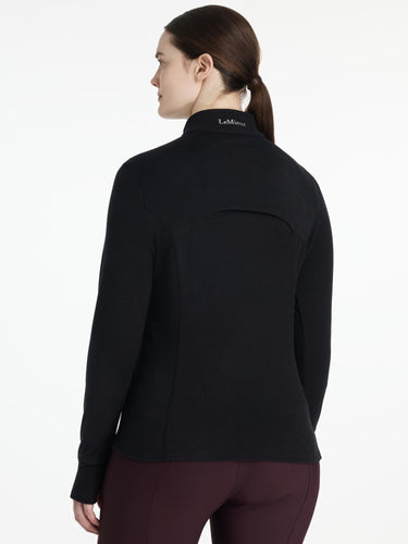LeMieux Ladies Frances Quarter Zip Fleece Black