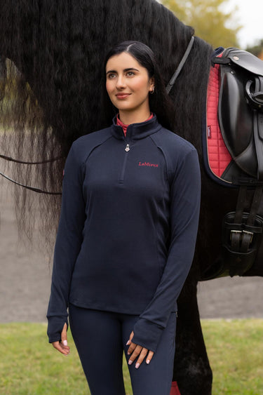LeMieux Ladies Frances Quarter Zip Fleece Navy