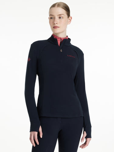 LeMieux Ladies Frances Quarter Zip Fleece Navy