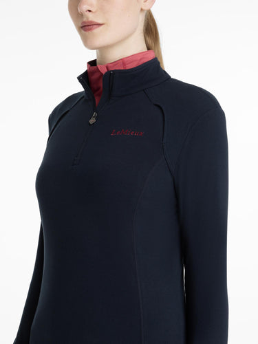 LeMieux Ladies Frances Quarter Zip Fleece Navy