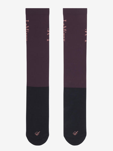 LeMieux Competition Socks 2 Pack Damson