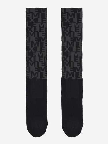 LeMieux Footsie Socks Logo AOP Navy