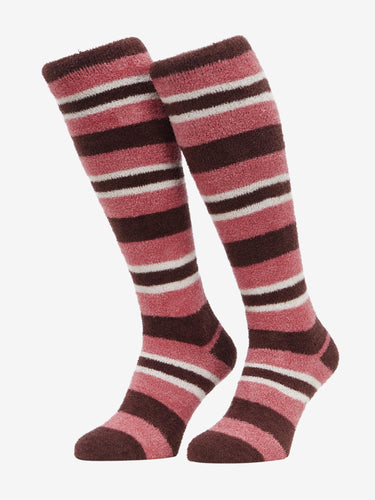 LeMieux Sabrina Stripe Fluffies Cranberry