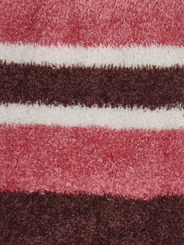 LeMieux Sabrina Stripe Fluffies Cranberry