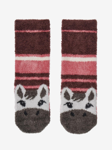 LeMieux Mini Fluffy Character Socks Andalusian Pony