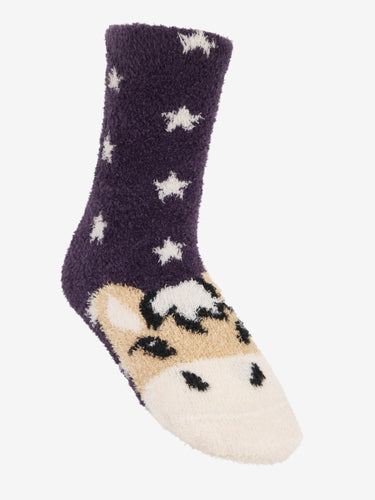 LeMieux Mini Fluffy Character Socks Juniper