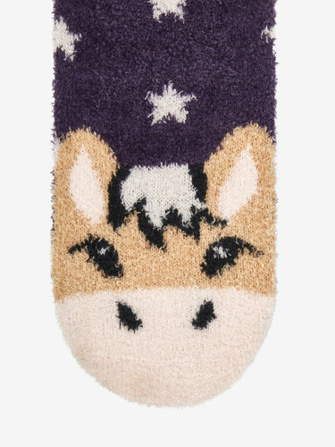 LeMieux Mini Fluffy Character Socks Juniper