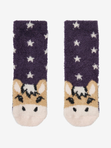 LeMieux Mini Fluffy Character Socks Juniper