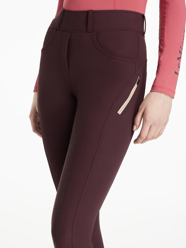 LeMieux Ladies Amy Brushed Breggings Damson