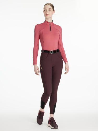 LeMieux Ladies Amy Brushed Breggings Damson