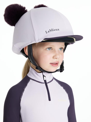LeMieux Mini Double Pom Hat Silk Lilac