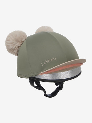 LeMieux Mini Double Pom Hat Silk Rosemary
