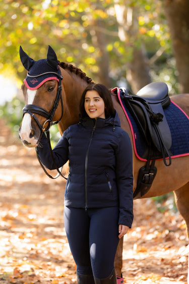 LeMieux Ladies Brooke Waterproof Hybrid Jacket Navy