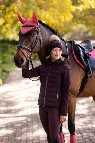 LeMieux Ladies Brooke Waterproof Hybrid Jacket Damson