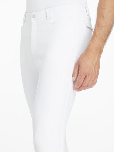 LeMieux Mens Sports Breeches White