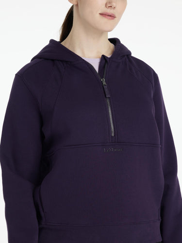 LeMieux Ladies Henrietta Half Zip Hoodie Juniper