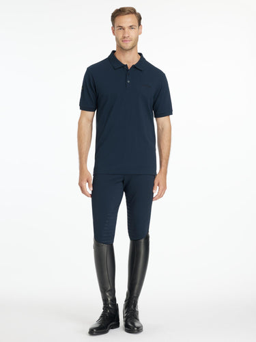LeMieux Mens Classique Polo Shirt Navy