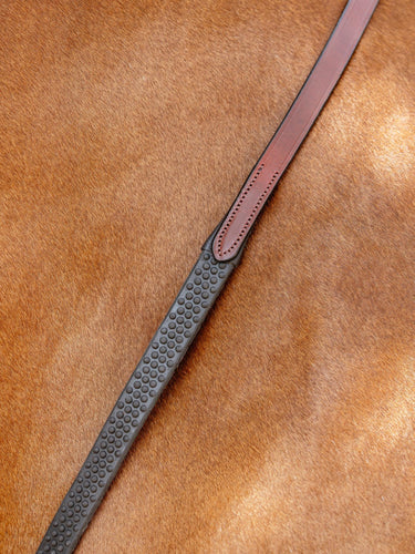 LeMieux Soft Rubber Reins Chestnut/Silver