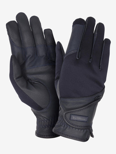 LeMieux Hybrid Riding Gloves Navy
