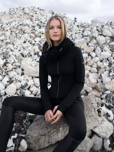 LeMieux Aspen Brushed Zip Through Jacket Black