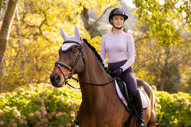 LeMieux Britney Seamless Long Sleeve Top Lilac