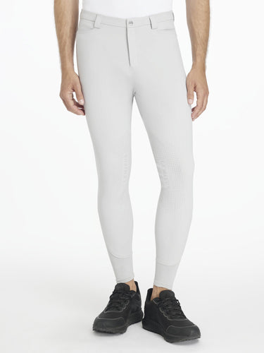 LeMieux Mens Sports Breeches Light Grey