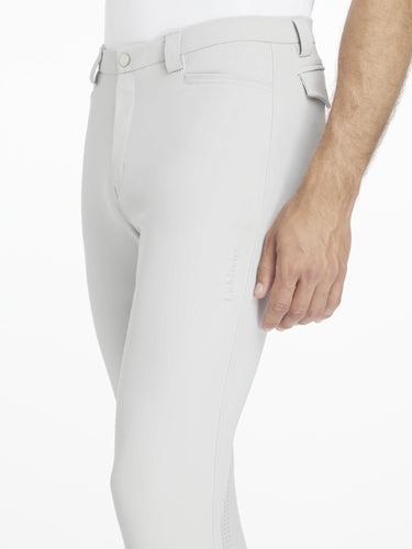 LeMieux Mens Sports Breeches Light Grey