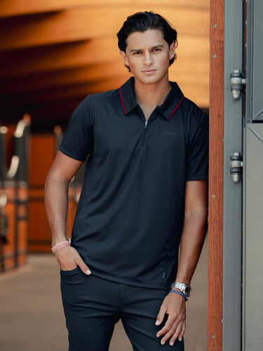 LeMieux Mens Performance Polo Navy