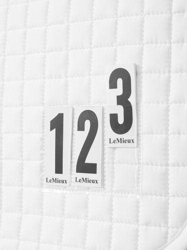 LeMieux Cotton Close Contact Competition Square White