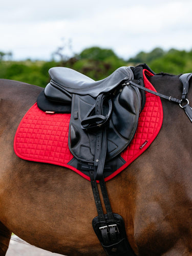 LeMieux Suede Close Contact Square Chilli
