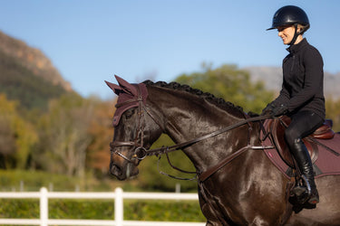 LeMieux Essence Fly Hood Damson