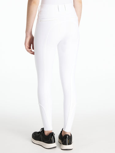 LeMieux Young Rider Izzy Knee Grip Breeches White