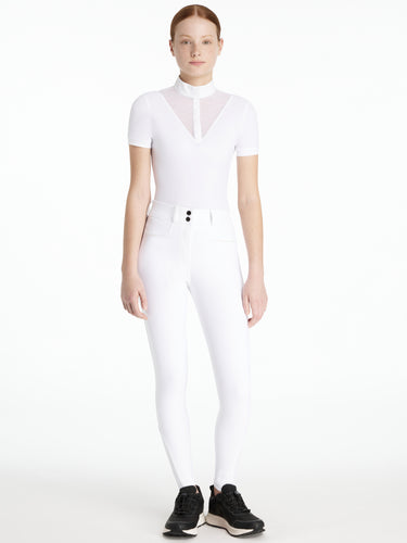 LeMieux Young Rider Izzy Knee Grip Breeches White