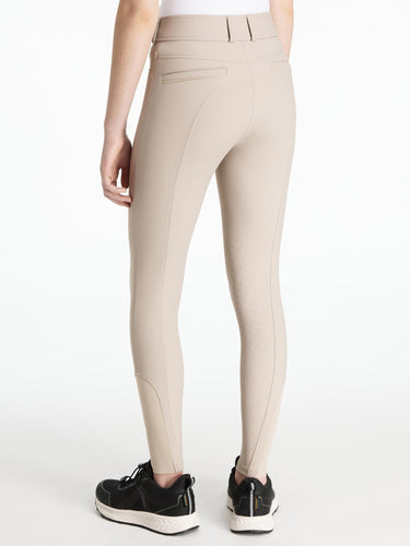 LeMieux Young Rider Izzy Knee Grip Breeches Almond