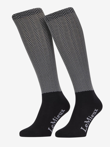 LeMieux Aspen Herringbone Sock Black
