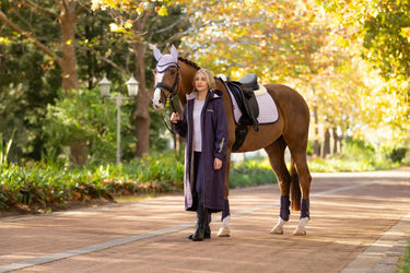 LeMieux Merino+ Suede Dressage Square Lilac