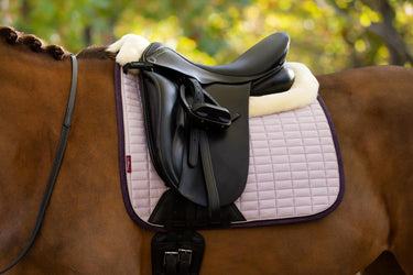 LeMieux Merino+ Suede Dressage Square Lilac