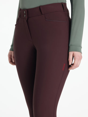 LeMieux Isabelle Knee Grip Breeches Damson