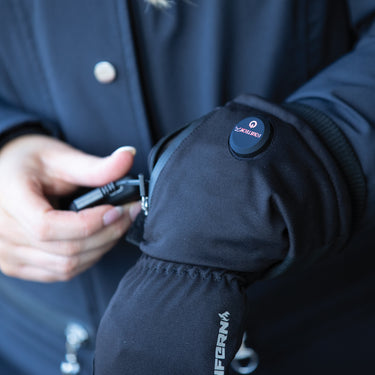 Equetech Inferno Waterproof Heated Riding Gloves (inc. 2 x batteries)