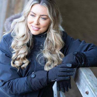 Equetech Inferno Waterproof Heated Riding Gloves (inc. 2 x batteries)